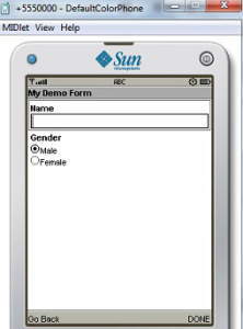 My Demo Form My Demor form